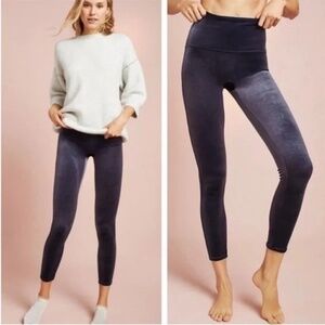 Spanx Velvet Leggings Classic Navy NWT